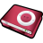 iPod Shuffle Red Icon 48x48 png